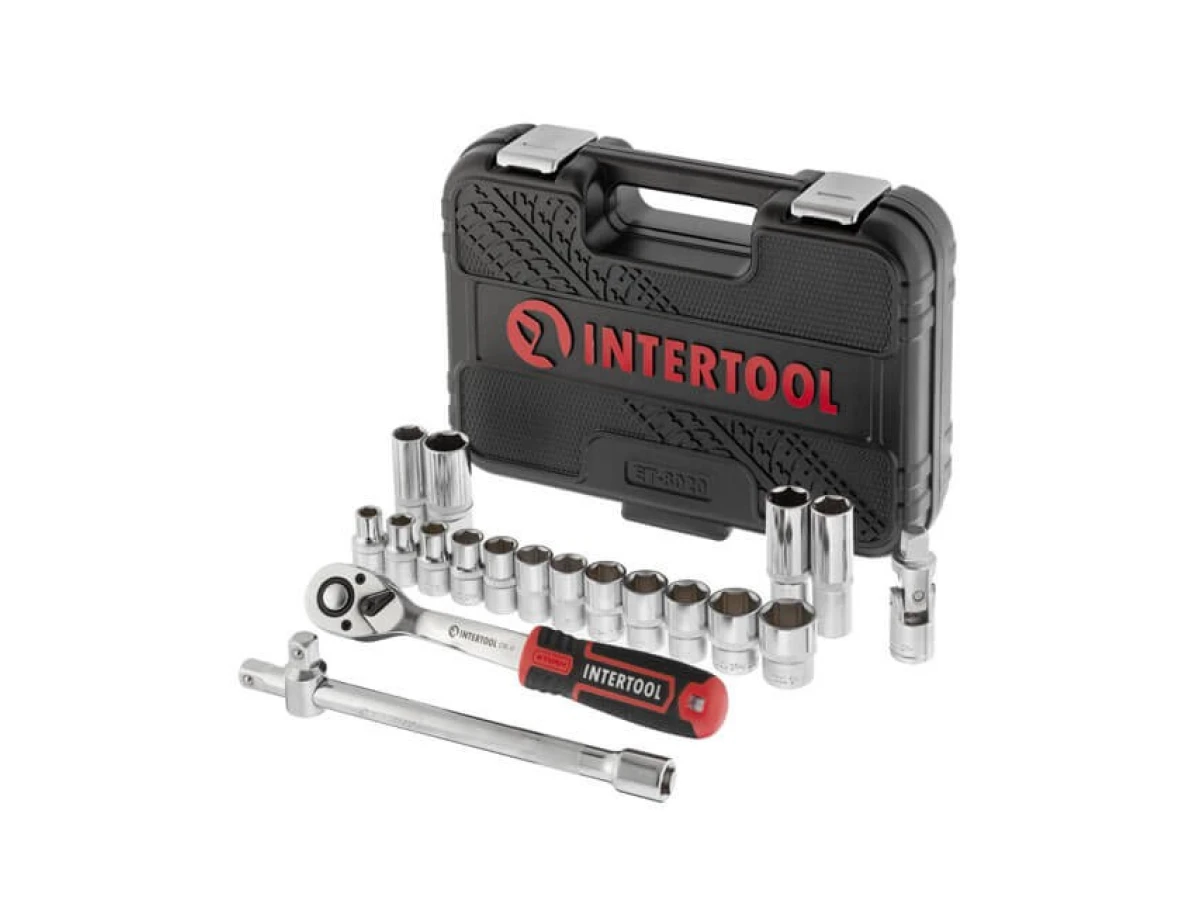 Набір інструментів 1/2 ", 20 од., Cr-V STORM INTERTOOL ET-8020 