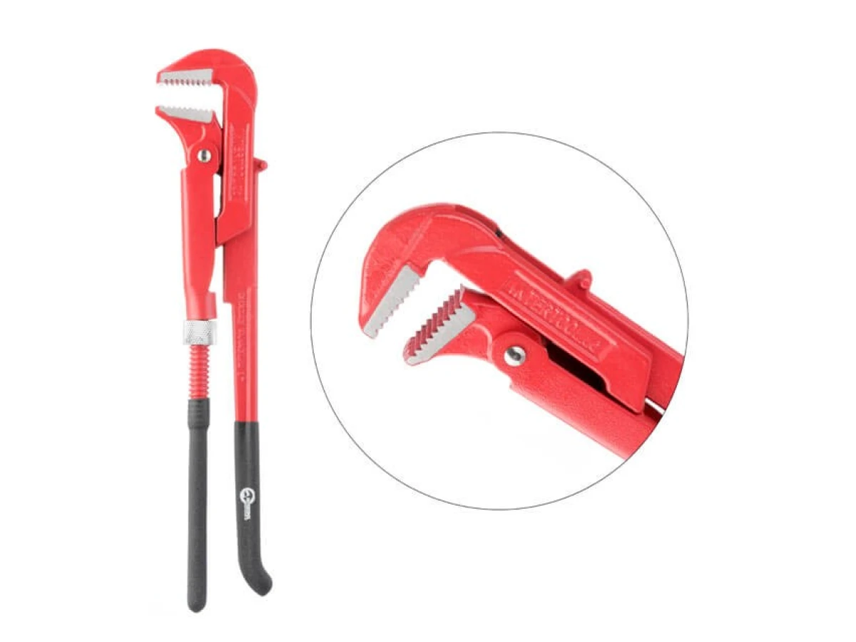 Ключ трубний 1.0", 90° INTERTOOL HT-0187 