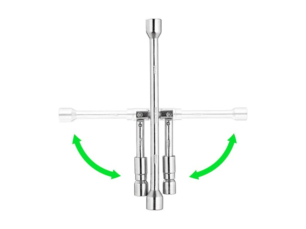 Ключ балонний розкладний 17*19*21*23мм INTERTOOL HT-1596 