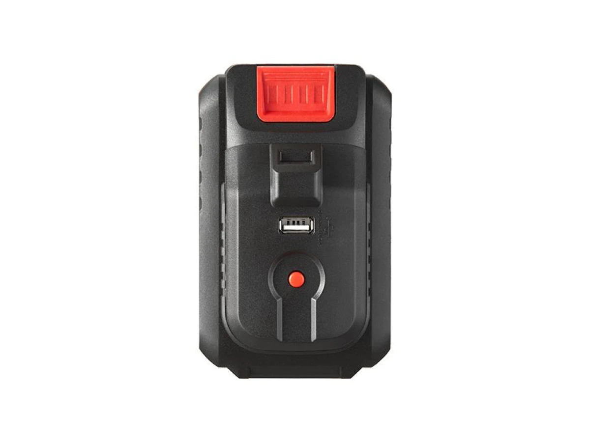 Адаптор для акумулятора Li-ion 20 В, USB 2A, LED ліхтар INTERTOOL WT-9300 