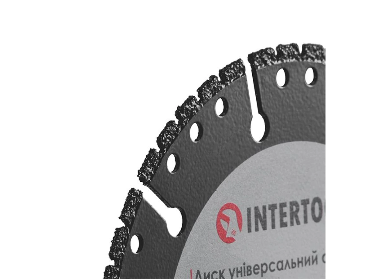 Диск алмазный универсальный сегментный 125 *22.2 на угловую шлифмашину INTERTOOL CT-1000 