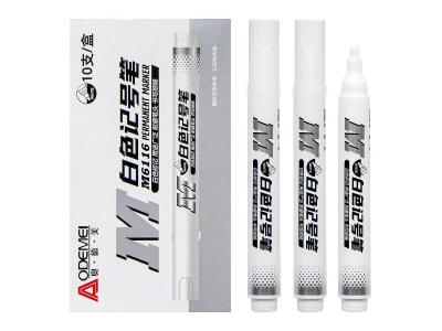 Маркер перманентный белый 