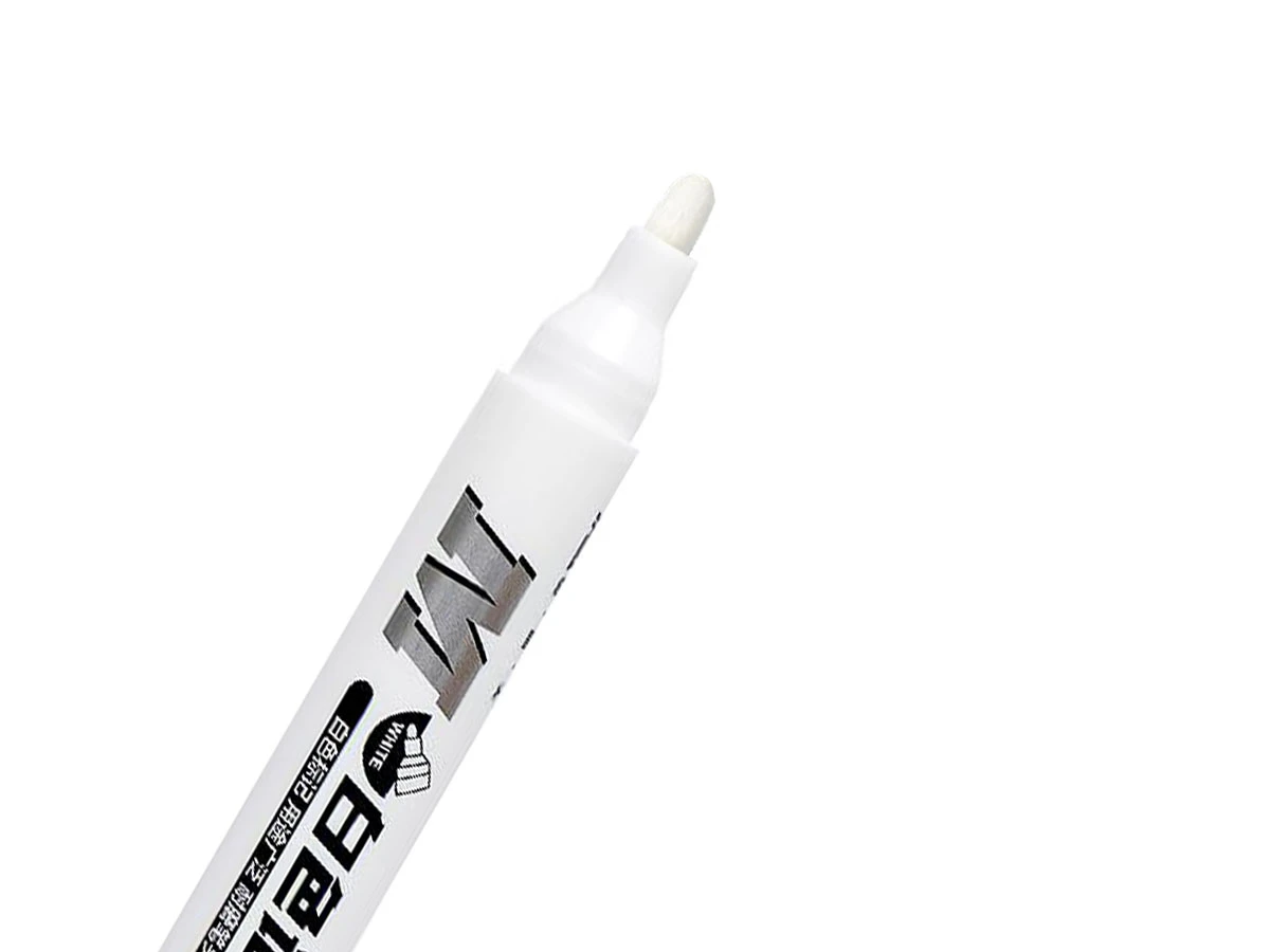 Маркер перманентный белый "Odemei" 