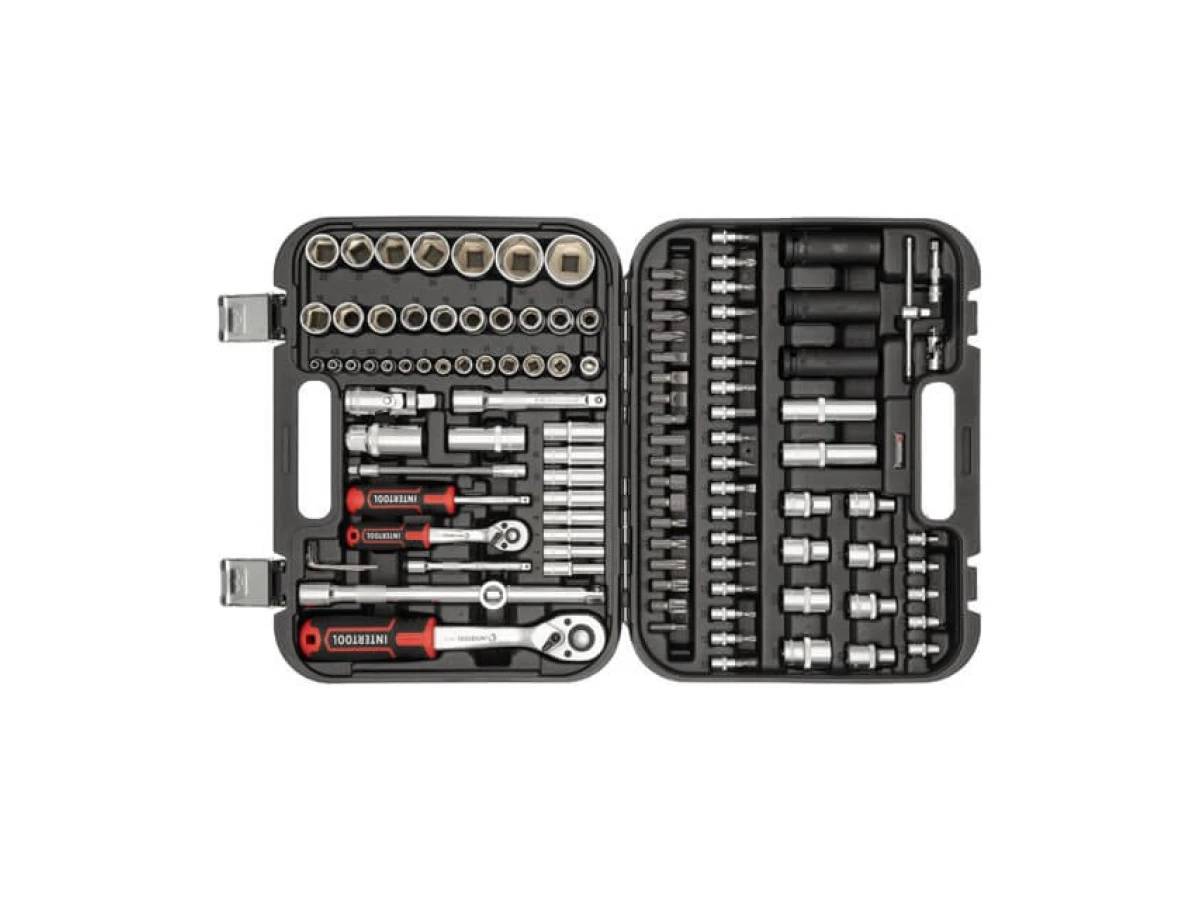 Набір інструментів 1/2 "& 1/4" 111 од., Cr-V STORM INTERTOOL ET-8111 