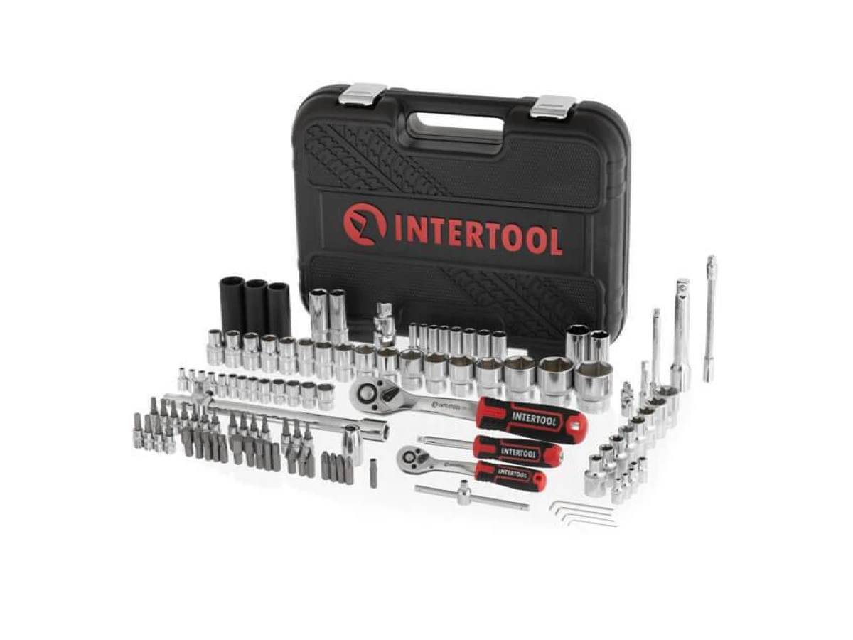 Набір інструментів 1/2 "& 1/4" 111 од., Cr-V STORM INTERTOOL ET-8111 