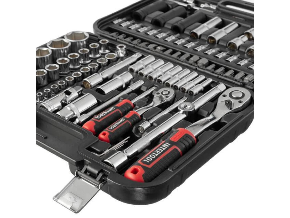 Набір інструментів 1/2 "& 1/4" 111 од., Cr-V STORM INTERTOOL ET-8111 