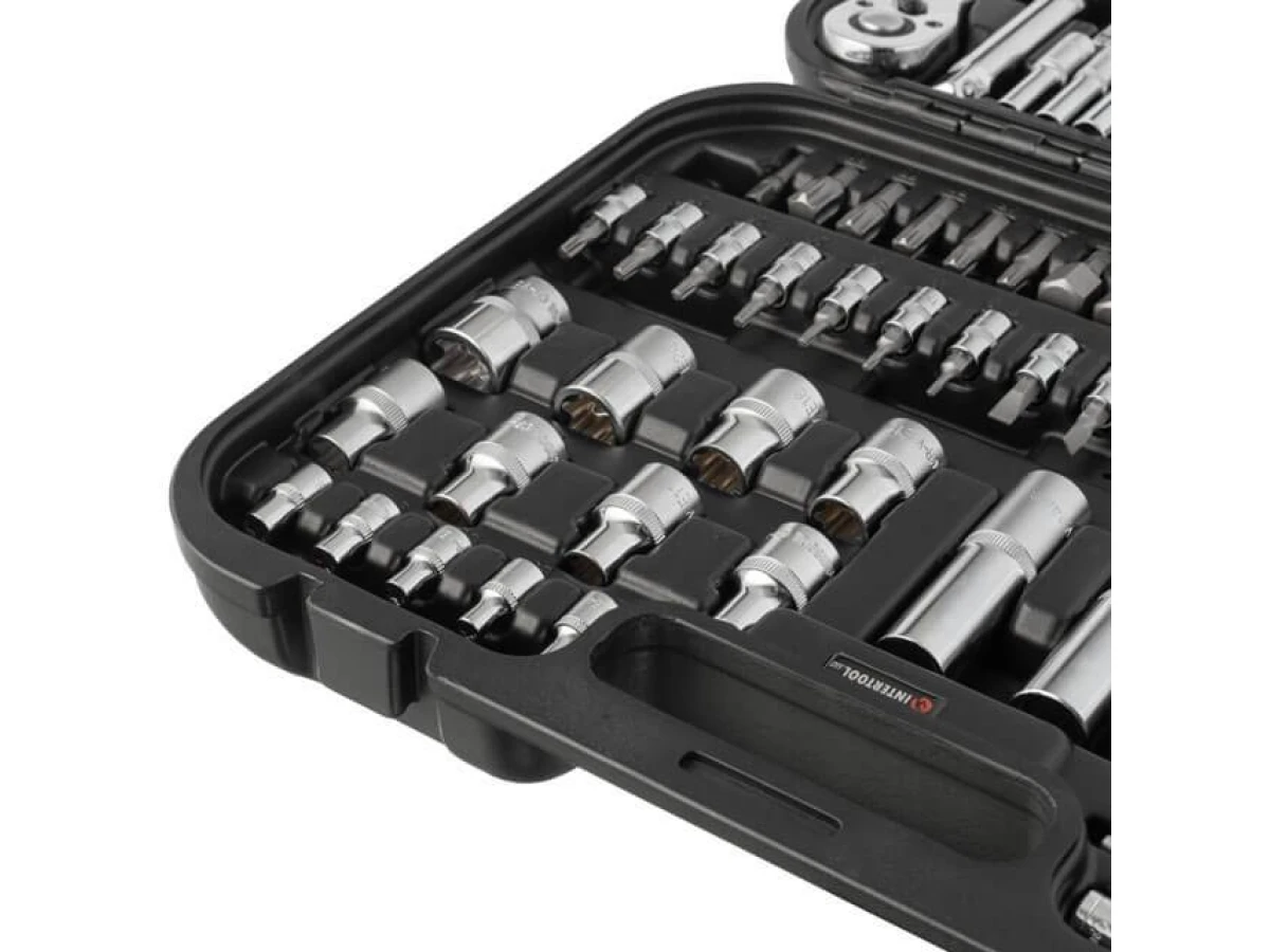 Набір інструментів 1/2 "& 1/4" 111 од., Cr-V STORM INTERTOOL ET-8111 