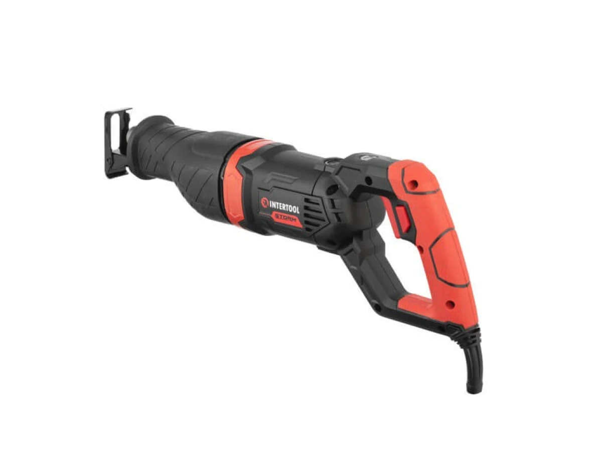 Пила сабельная 1050 Вт, 0-2500 об/мин, ход пилки 28 мм, макс. рез 150 мм, кейс INTERTOOL WT-0401 