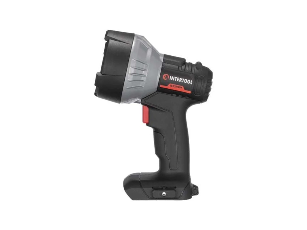 Ліхтар акумуляторний 20 В, LED, 10 Вт, 500/1000 лм, без ЗП та АКБ INTERTOOL WT-0348 