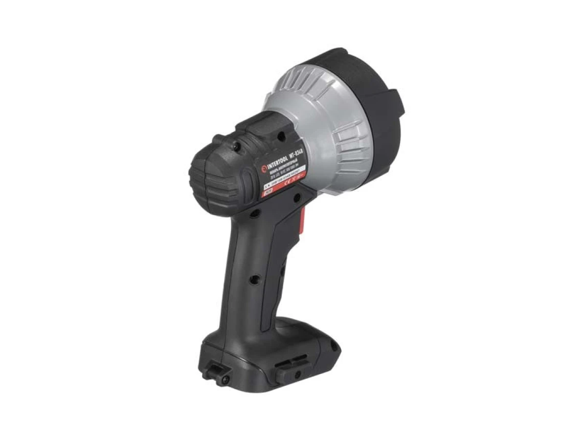 Ліхтар акумуляторний 20 В, LED, 10 Вт, 500/1000 лм, без ЗП та АКБ INTERTOOL WT-0348 