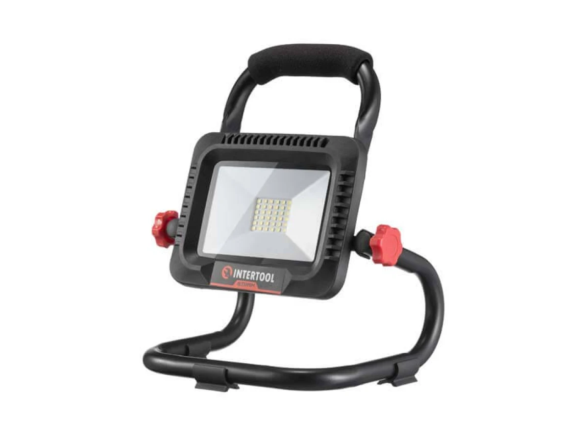 Ліхтар акумуляторний 20 В, LED, 20 Вт, 900/2000 лм, 120°, 6000 K, без ЗП та АКБ INTERTOOL WT-0349 