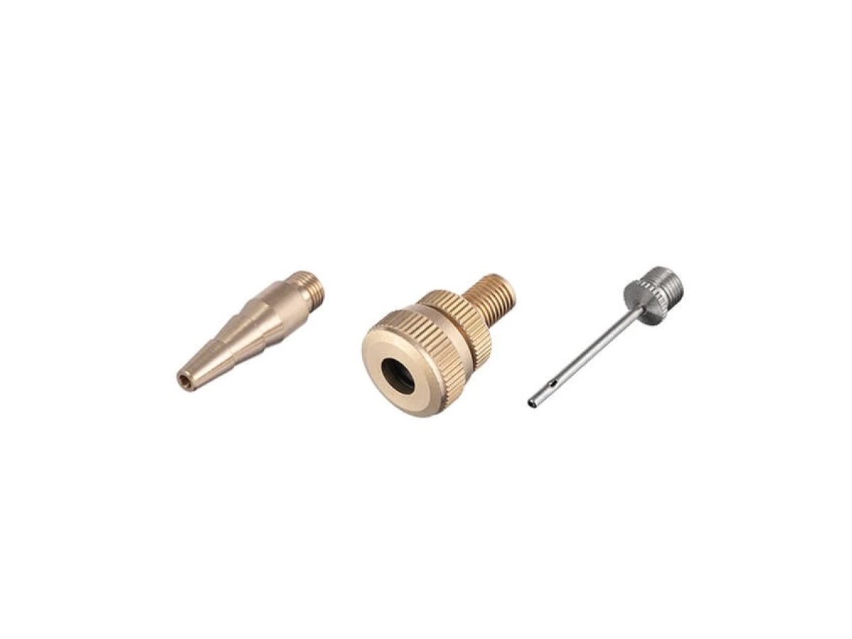 Набір пневмоінструментів 6 одиниць: пістолет для підкачування, продувний пістолет, шланг поліуретановий 5 м, три накінечника INTERTOOL PT-1500 