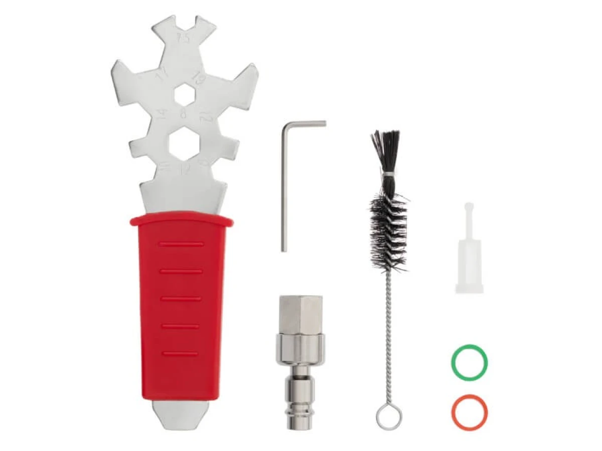 Фарбопульт пневматичний LVMP професійний, форсунка 1.4мм, верхній пластиковий бачок 600 мл., 2бар INTERTOOL PT-0115 