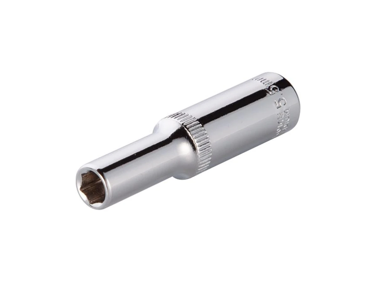 Головка шестигранна подовжена 1/4", 5.5 мм, Cr-V STORM INTERTOOL ET-0455 