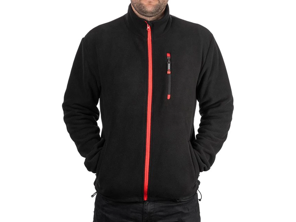 Куртка флісова, тканина - поліестр, щільність 280 G, з кишенею на грудях і двома бічними, розмір L INTERTOOL SP-3103 