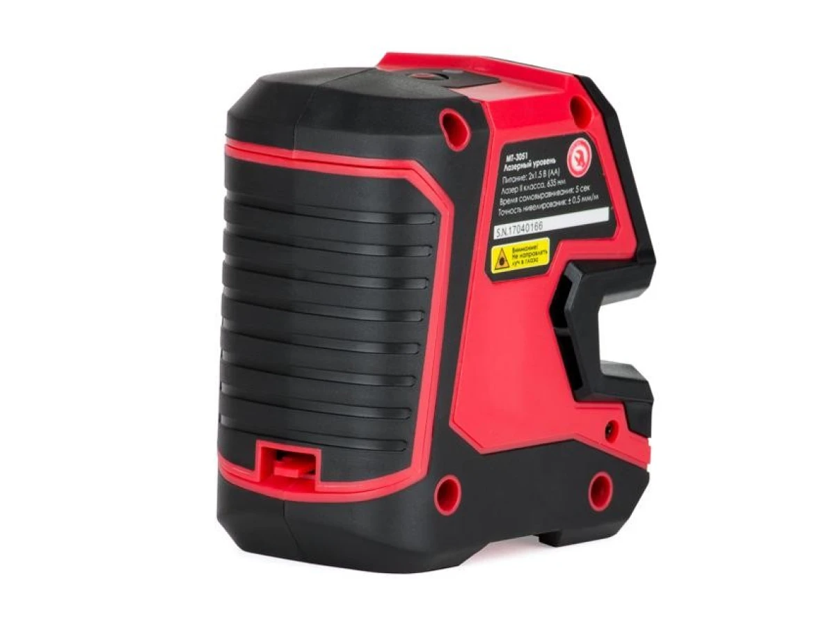 Уровень лазерный 180°, 2 лазерные головки INTERTOOL MT-3051 