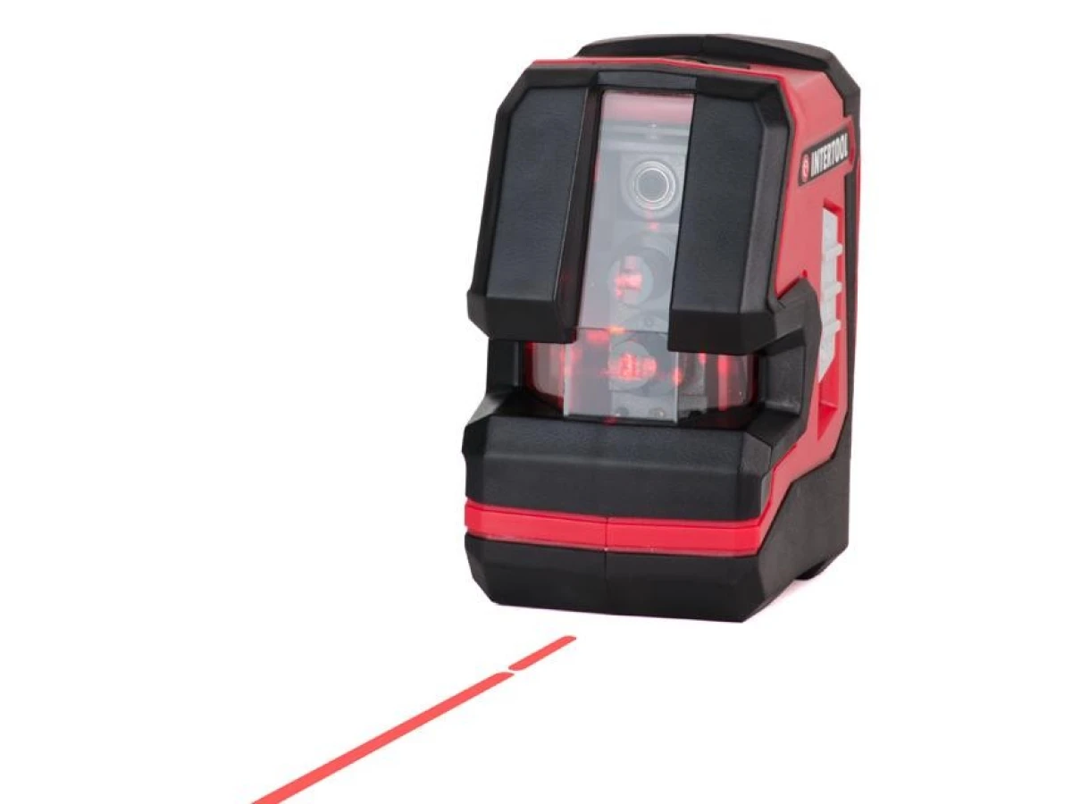 Уровень лазерный 180°, 2 лазерные головки INTERTOOL MT-3051 