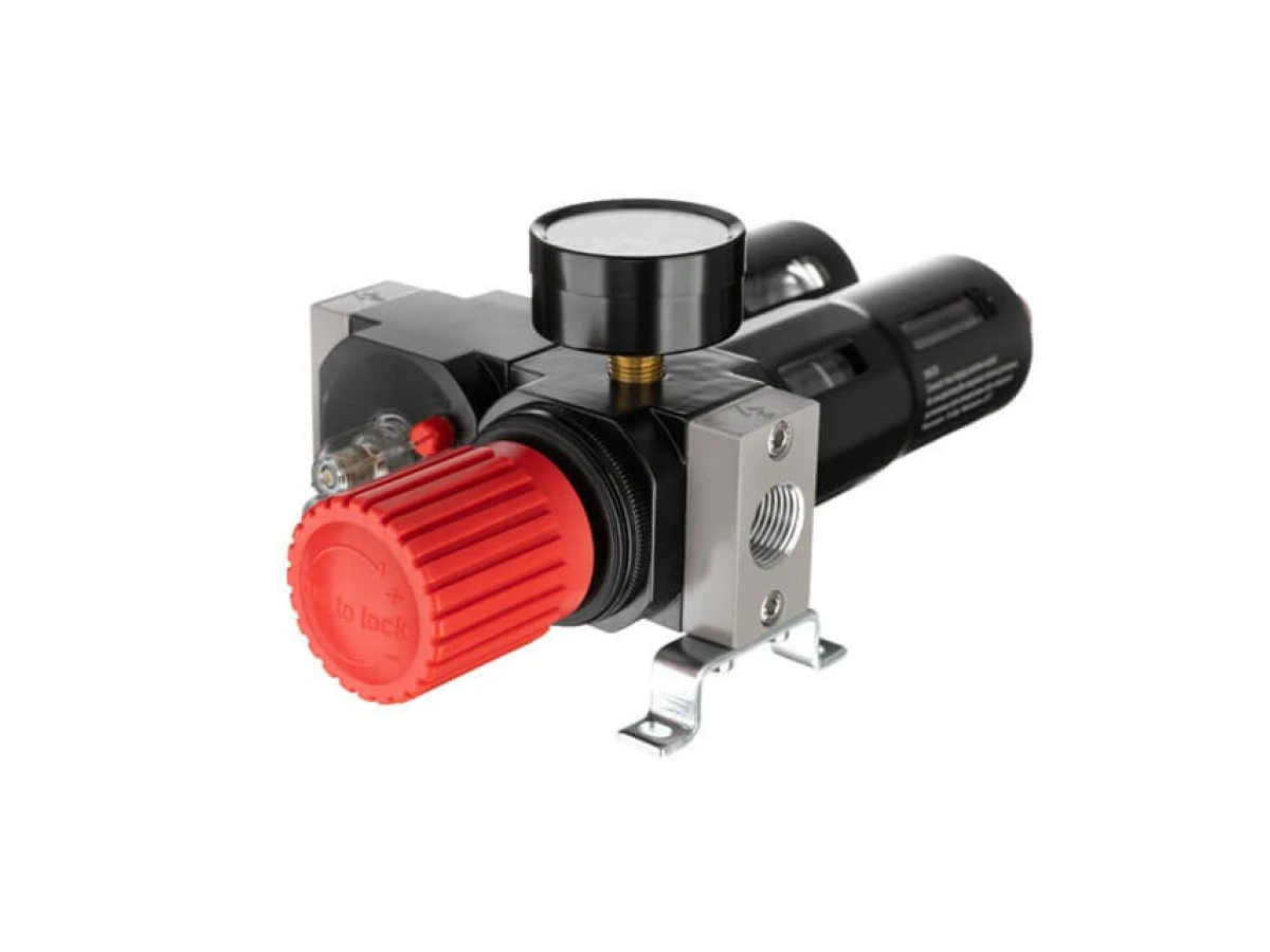 Блок підготовки повітря 1/2", 5 мкм, 1800 л/хв., метал, професійний INTERTOOL PT-1434 