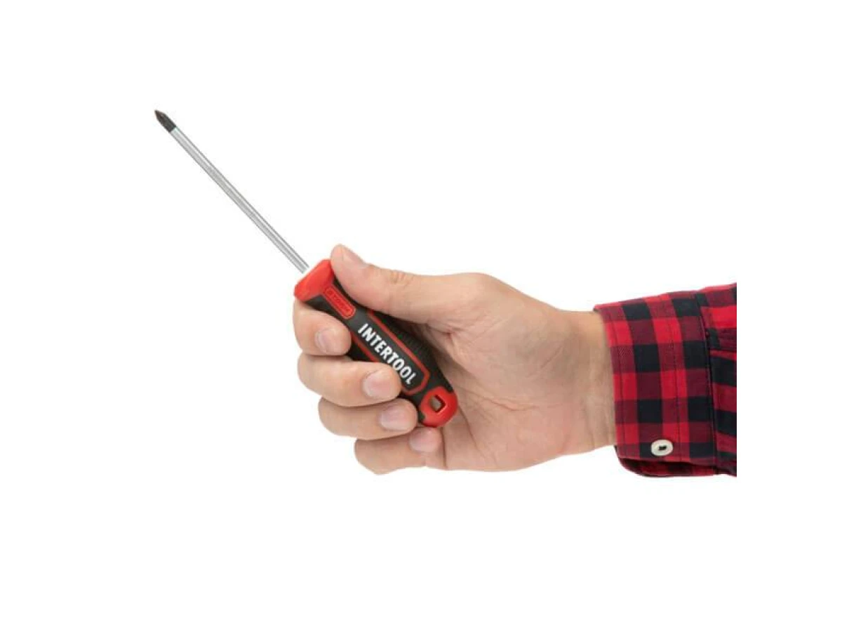 Викруткa PH1*100 мм, S2, STORM INTERTOOL VT-3416 