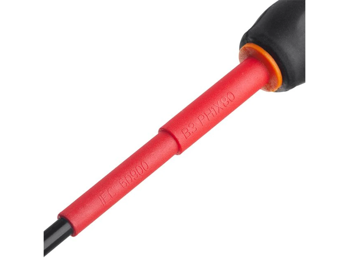 Викрутка хрестова ізольована PH1 * 80 мм, 1000 В INTERTOOL VT-3211 