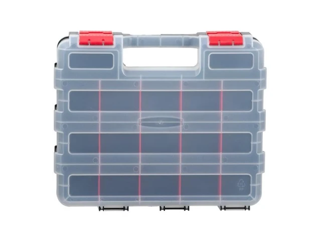 Пластиковий органайзер, двосторонній, 12.5", 2 в 1, 320*270*80 мм INTERTOOL BX-4022 