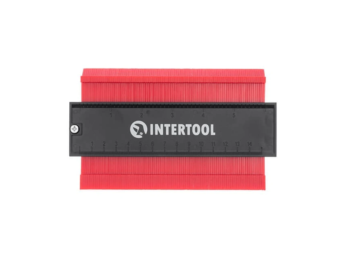 Шаблон для копіювання контуру 150 мм, ABS, з фіксатором INTERTOOL MT-0015 