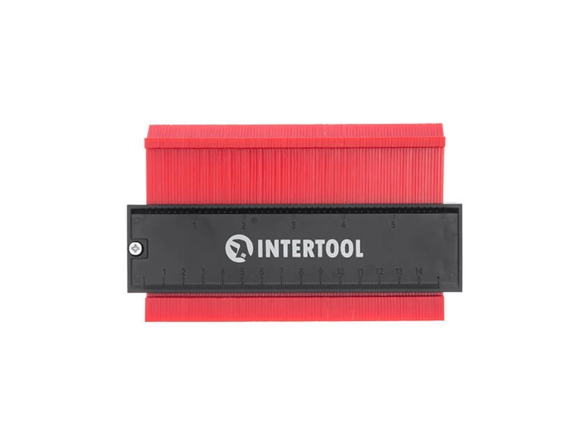 Шаблон для копіювання контуру 150 мм, ABS, з фіксатором INTERTOOL MT-0015 