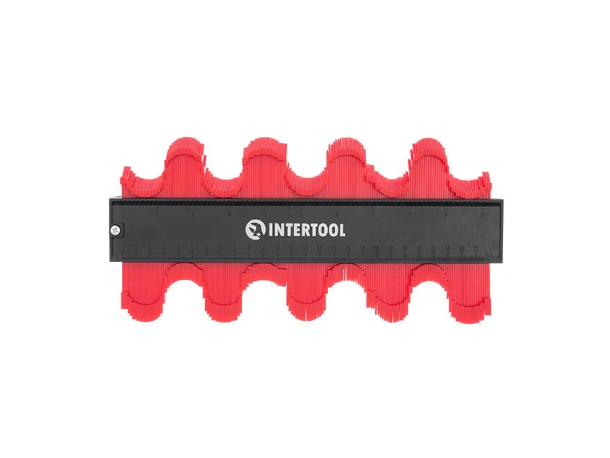 Шаблон для копіювання контуру 250 мм, ABS, з фіксатором INTERTOOL MT-0025 