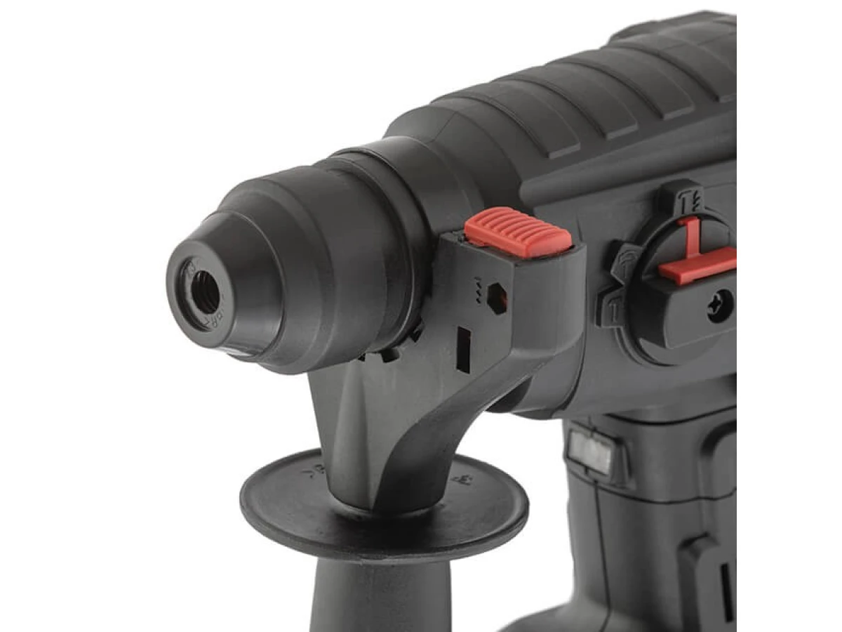 Перфоратор аккумуляторный с бесщеточным двигателем 20 В, 2 Дж, 0-1250 об/мин, 0-4800 уд/мин, SDS plus, Li-Ion, 4.0 Ач, ЗУ 4 А, кейс INTERTOOL WT-0370 