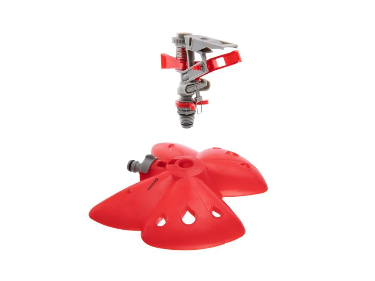 Дощувальний пристрій пульсуючий з повною/частковою зоною поливу на базі, круг/сектор поливу до 12 м, PP, ABS INTERTOOL GE-0071 