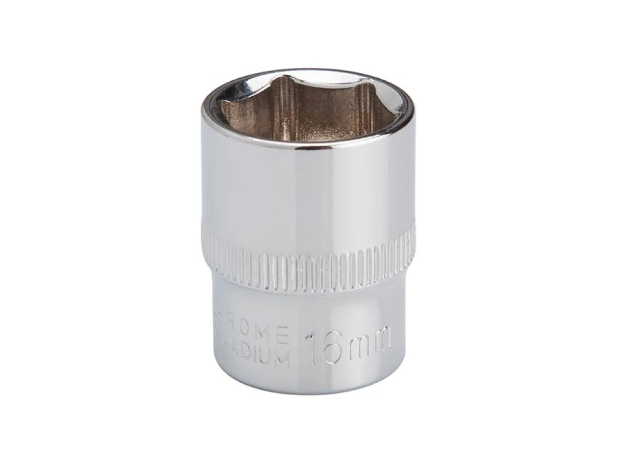 Головка шестигранная 3/8", 16мм, Cr-V. STORM INTERTOOL ET-0416 