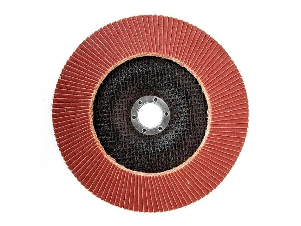 Диск шліфувальний пелюстковий 180 x 22мм зерно K100 INTERTOOL BT-0230 