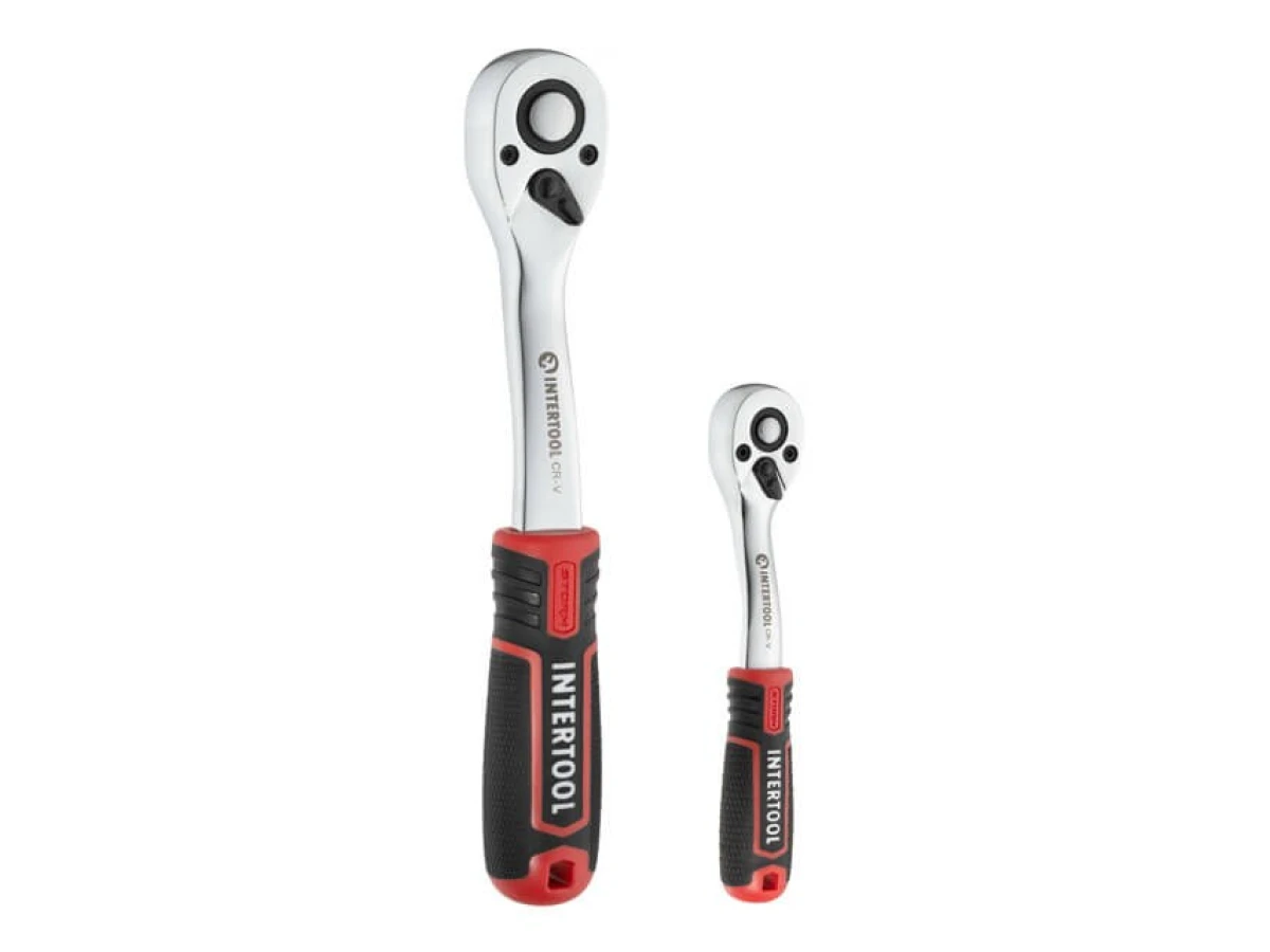 Набор инструментов 1/2" & 1/4", 82 ед., Cr-V STORM INTERTOOL ET-8082 