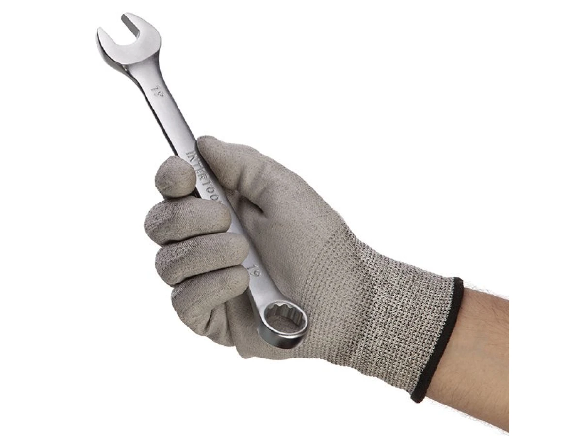 Ключ комбінований 19 мм CrV INTERTOOL HT-1219 