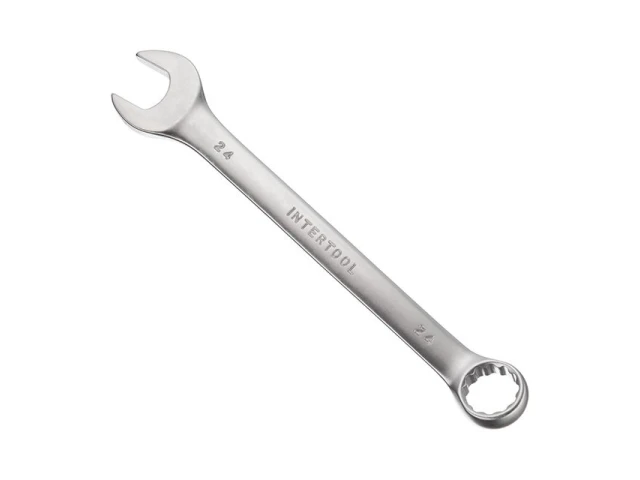 Ключ комбінований 24 мм CrV INTERTOOL HT-1224 