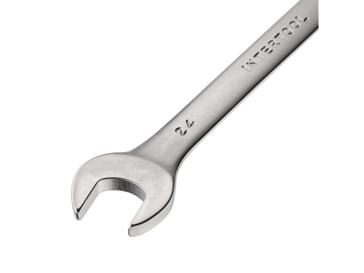 Ключ комбінований 24 мм CrV INTERTOOL HT-1224 