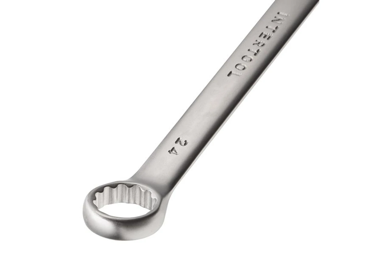 Ключ комбінований 24 мм CrV INTERTOOL HT-1224 