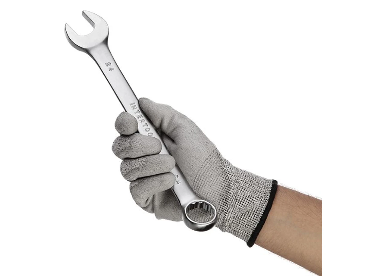 Ключ комбінований 24 мм CrV INTERTOOL HT-1224 