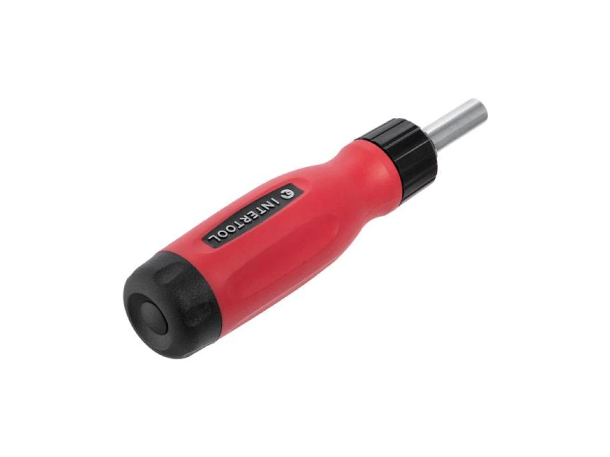 Викрутка реверсивна з комплектом насадок 12 од. INTERTOOL VT-1003 