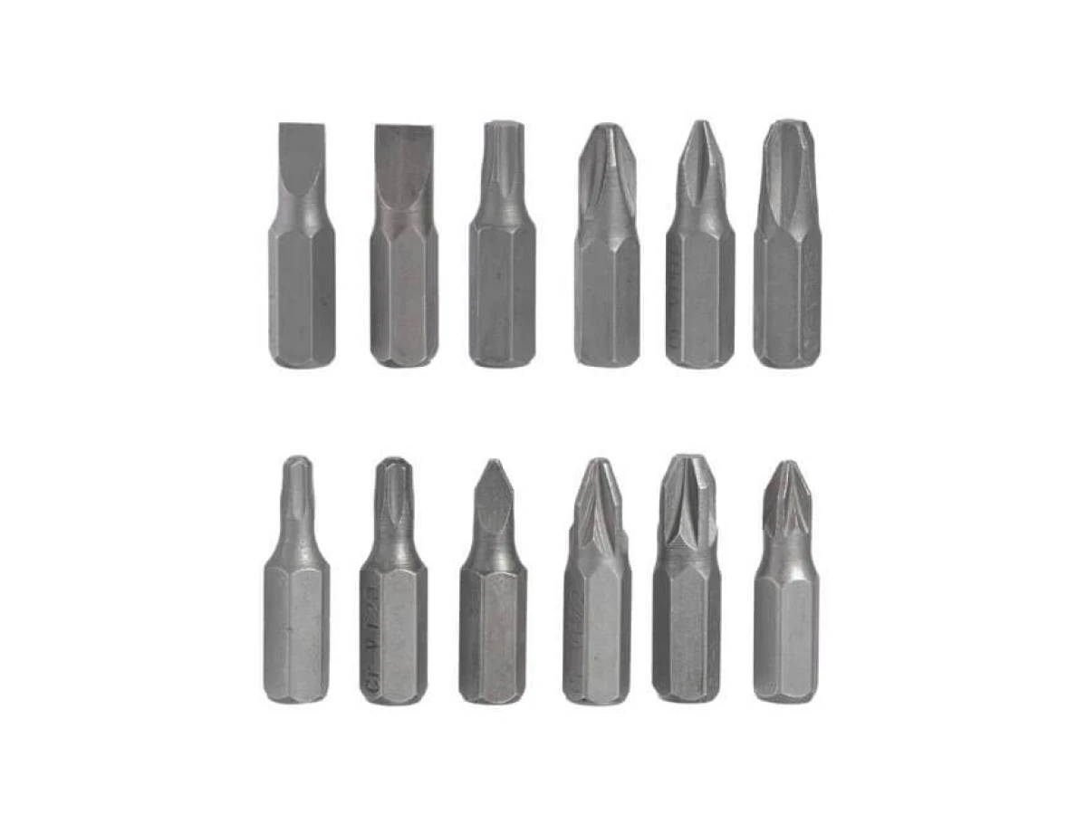 Викрутка реверсивна з комплектом насадок 12 од. INTERTOOL VT-1003 