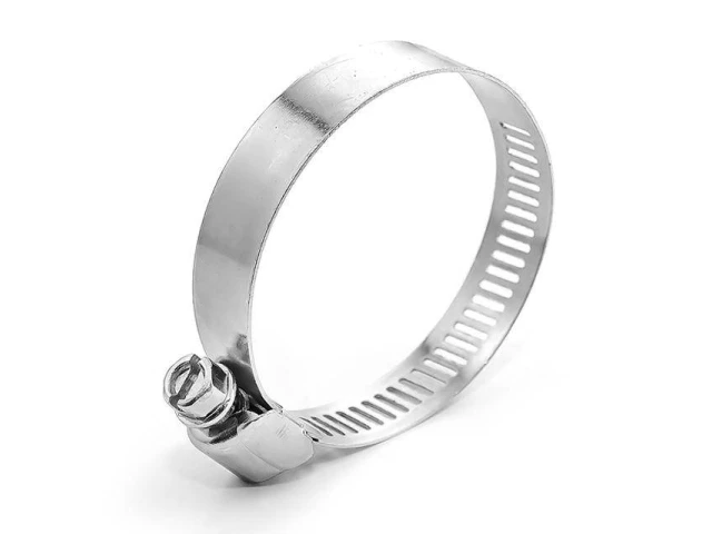 Хомут сталевий оцинкований 12,7 мм, D - 33-57 мм INTERTOOL TC-0133 