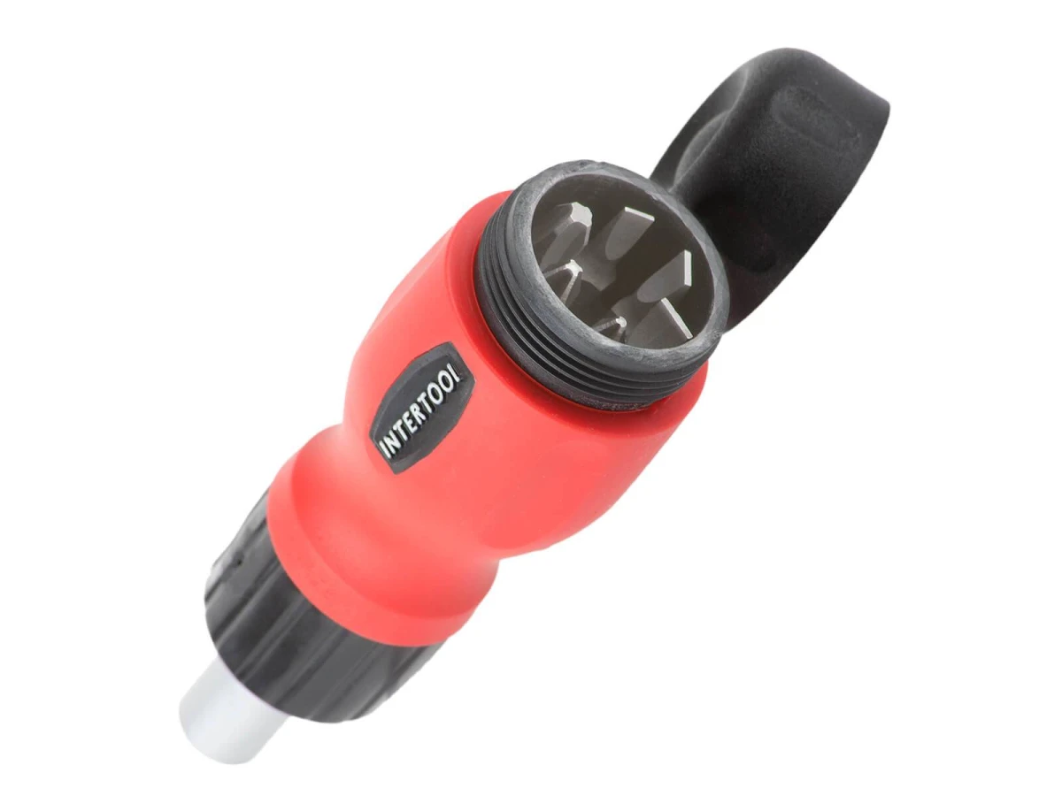 Викрутка реверсивна з комплектом насадок 6 од. INTERTOOL VT-1009 