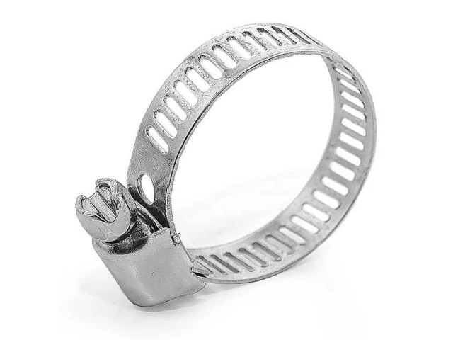 Хомут сталевий оцинкований 8 мм, D - 14-27 мм INTERTOOL TC-0014 