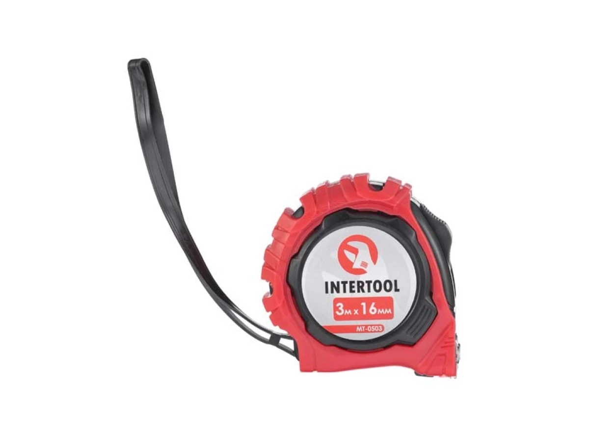 Рулетка з фіксатором 3 м * 16 мм "Магніт" INTERTOOL MT-0503 