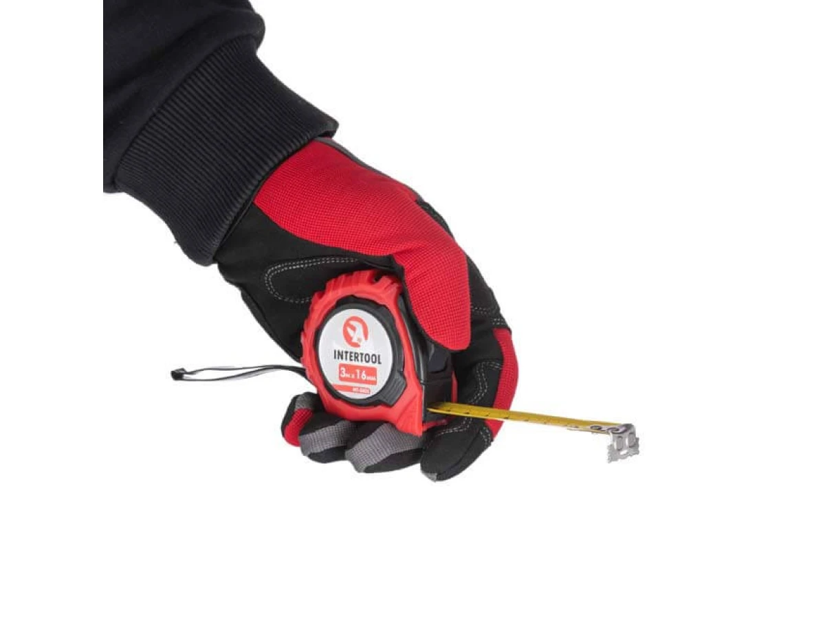 Рулетка з фіксатором 3 м * 16 мм "Магніт" INTERTOOL MT-0503 