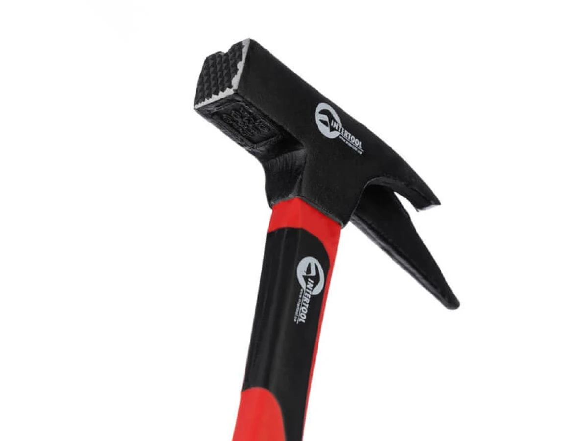 Молоток покрівельний 600 г. ручка з фібергласу INTERTOOL HT-0230 