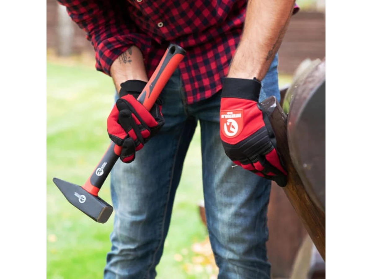 Молоток 800 г.ручка з фібергласу INTERTOOL HT-0208 