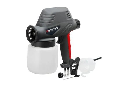 Фарбопульт електричний 110 Вт, форсунка - 0.8 мм, бачок - 0.8 л, 300 мл/хв. INTERTOOL DT-5012