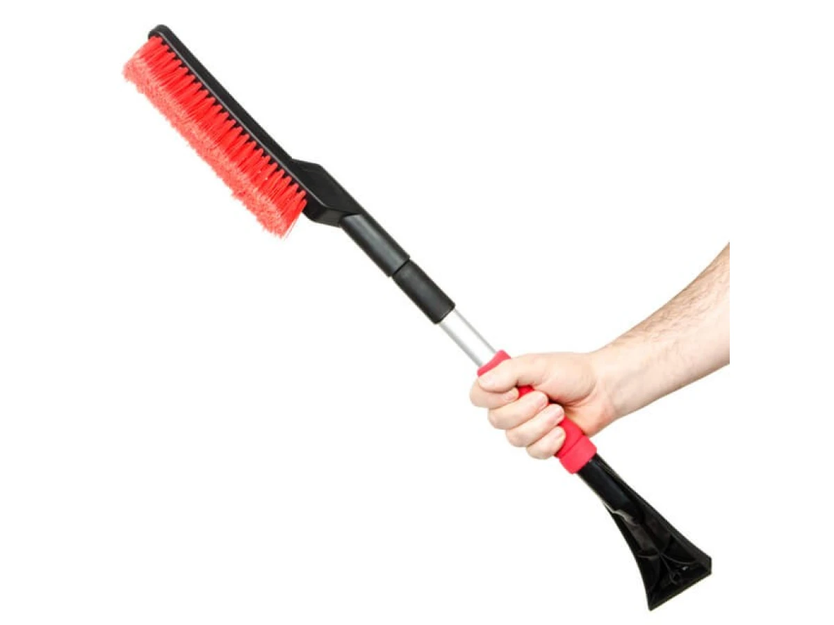 Щітка зі скребком телескопічна 68 - 86см INTERTOOL AT-0118 