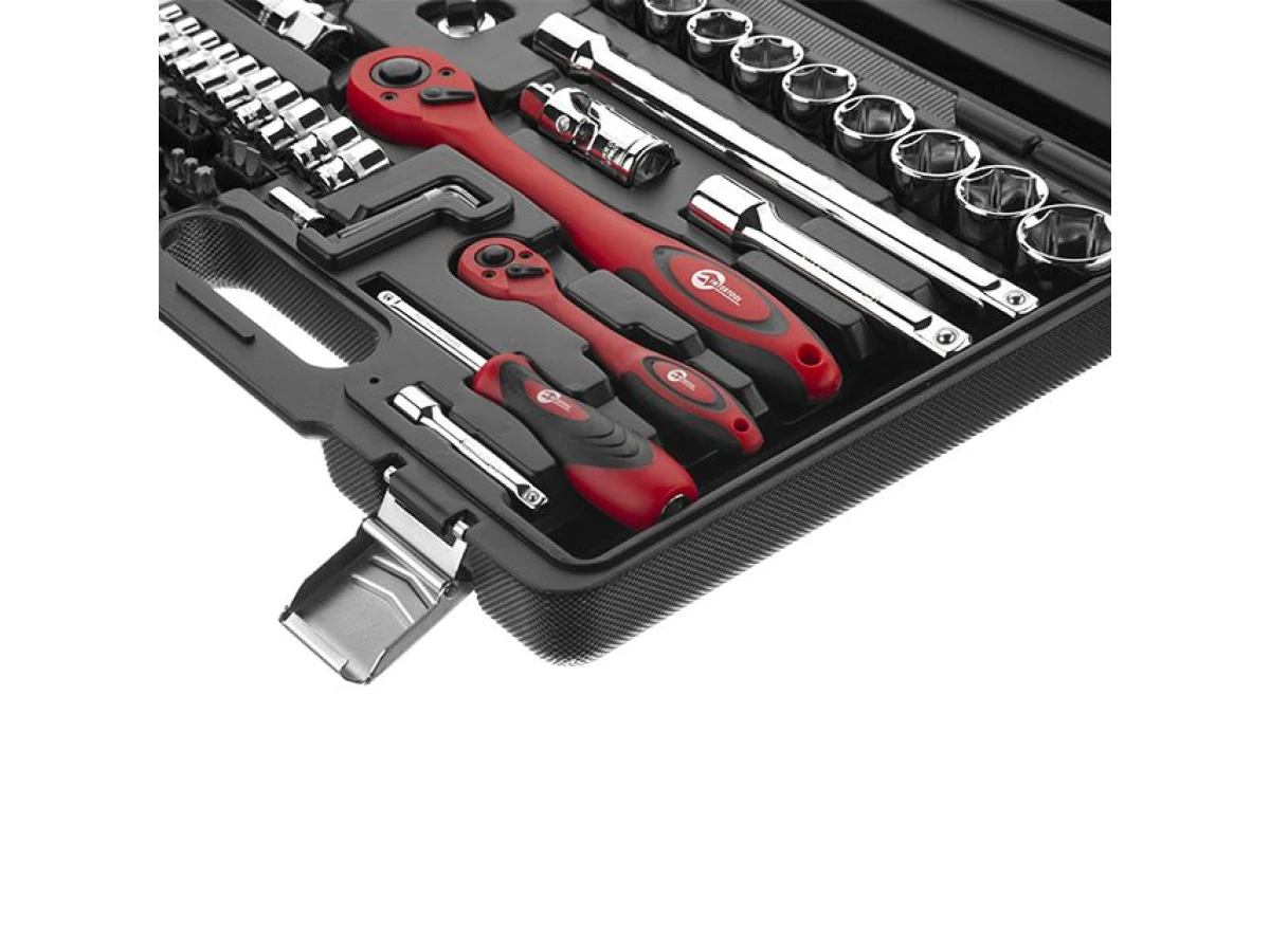 Набір інструментів професійний, 1/2" & 1/4", 72 од. CrV INTERTOOL ET-6072 